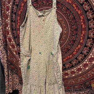 Elegant Green Floral Jumpsuit